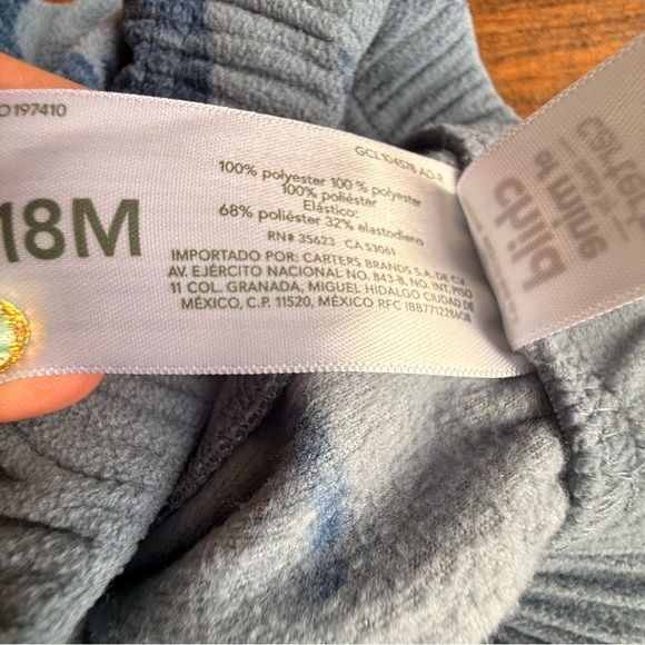 Carter's Blue and Gray Hooded Outfit - Picture 7 of 7